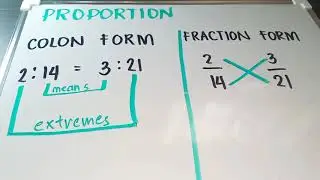 What is Proportion? (Tagalog)