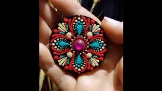 Mandala Pontilhismo Mini 💙💗💙💗