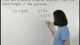 Surface Area and Volume of a Pyramid - MathHelp.com