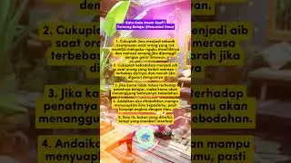 5 quotes Imam Syafi'i tentang belajar (menuntut ilmu) #videoshort #poinkajianislam #shorts