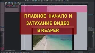 Плавные видеопереходы в Рипере. (item fades affect video)