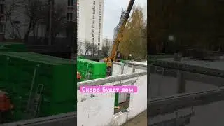 Монтаж плит перекрытия в ИЖС