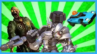 3 GAMES, 3 MONTAGES!   Overwatch, Rocket League, and Call of Duty Zombies Montages/Funny Moments!