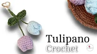 l Tuo Primo Tulipano All'Uncinetto: Crea un Portachiavi Unico e Facile !