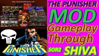 Streets Of Rage Remake V5 | The Punisher MOD | Gameplay Through SOR2 Shiva | Stage  2