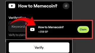 How to Memecoin? Blum Video Code | Blum Today Verification Keyword | 5 October How to Memecoin