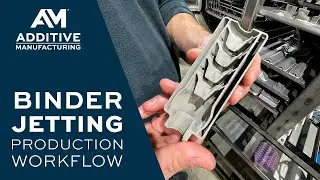 Binder Jetting Production Workflow at Freeform Technologies