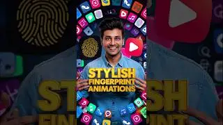 Stylish Fingerprint Animations for Mobile #shorts #shortsvideo #shortvideo #shortsfeed #yt