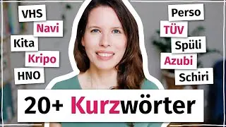 Diese Kurzwörter musst du kennen! (Deutsch B2, C1)
