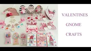 VALENTINES DAY PAPER CRAFTS | Valentine GNOME Crafts