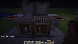 Make a Minecraft BBQ with surround  in 3 minutes