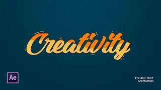 Text animation After Effects - Stylish Text Animation - After Effects Tutorial