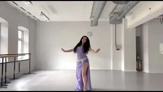 Belly dance in the dance studio by Selina