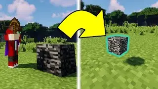 GETTING BEDROCK ITEM IN VANILLA SURVIVAL MINECRAFT