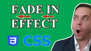 Using CSS for a fade in effect on page load ? [How To Animate Page Loading With CSS]