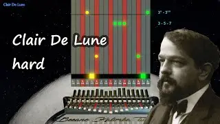 Kalimba tutorial with tabs: Clair De Lune