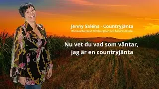 Jenny Saléns - Countryjänta (Lyricvideo / Med text)