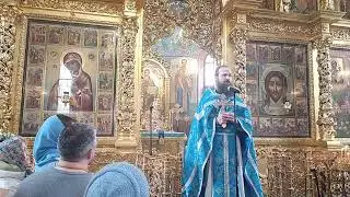 Божественная Литургия. Неделя крестопоклонная. Благовещение Пресвятой Богородицы