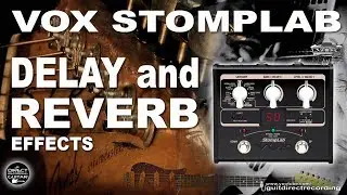 VOX Stomplab DELAY and REVERB Effects CLEAN STRAT SOUND