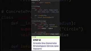 Prototype design pattern code example