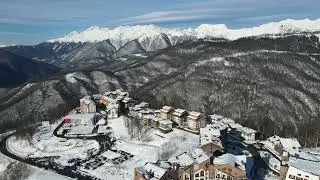 Горнолыжный курорт Роза хутор Адлер Сочи￼