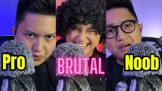 ASMR BARBERSHOP PRO vs NOOB vs BRUTAL