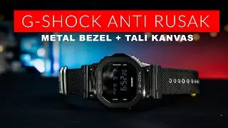 G-SHOCK DW-5600BBN METAL BEZEL | Ngak perlu takut rusak lagi!