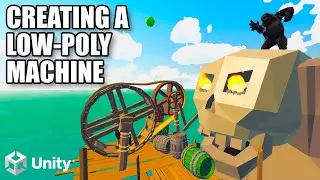 Indie Dev Log: Creating a Low-Poly Machine in Unity (with Synty, ProBuilder, Curvy Splines)