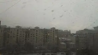 Очень сильный снегопад в Москве 12 марта 2019