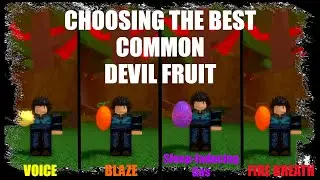 Best Common Devil Fruit| Showcasing All Common Devil Fruits and Finding Best One | Project XL|Roblox