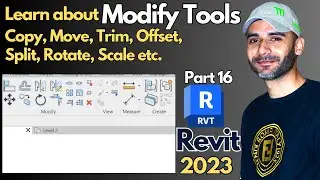 Uses of Modify Tools in Revit | Part 16 | Complete course Revit 2023 |