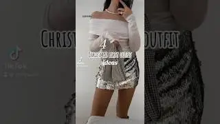 4 sparkly Christmas outfit ideas 🩶  #christmas #christmasoutfits #holidayoutfits #partywear