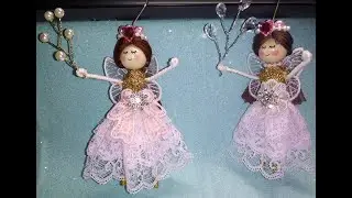 Make Darling Angel Ornaments For Your Christmas Tree!