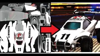 How to get a COSTUM DECAL in Rocket league