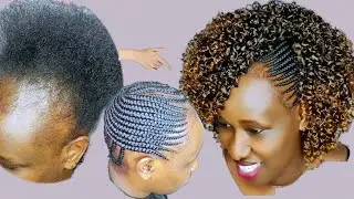 Hair transformation| How to archive it |Side cornrows with weave| Beginners friendly @JOYCEARTS-p2p