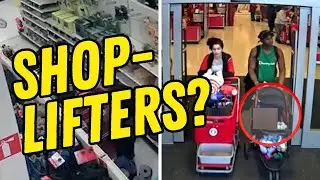 FAMILY TIME: Couple Caught Stealing at Target with Their Baby