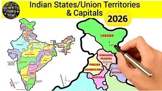 Indian States and Capitals 2025 | Union territories and capitals 2025 | WATRstar
