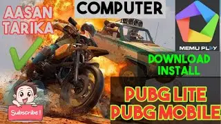 HOW TO INSTALL PUBG IN PC | MEMU EMULATOR | PUBG LITE LEG ?