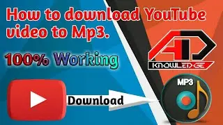 How to Download YouTube videos in Mp3 format || Alex Digital Knowledge.