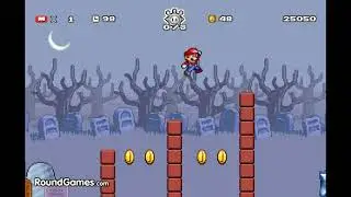 CPU Longplay: #11 - Super Mario Star Scramble 2: Ghost Islands (Adobe Flash)