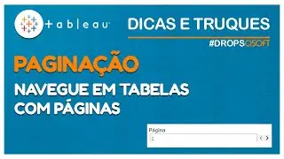 Paginação de tabelas - Tableau Drops #6