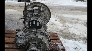 Маз ,Очередной ремонт.ЧАСТЬ 2. Разборка  КПП и поиск неисправности в ней ( продолжение ).
