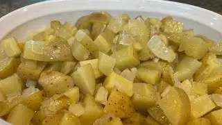Microwave Garlic Potatoes