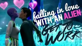 The Sims 4: Falling In Love with Aliens (Get To Work)