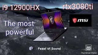 The most powerful laptop in the world!!! MSI Titan GT77