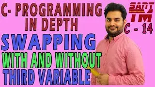 Swapping values of two variables with and without using third variable.
