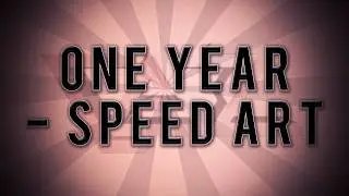 One Year on Youtube - Speed Art - vCityGaming Background