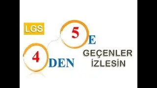 Duyuru 5. Sınıf Matematikten Sıkıntı Yaşamak İstemiyorsan Mutlaka İzle lgs