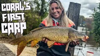 Getting Coral Her First Carp