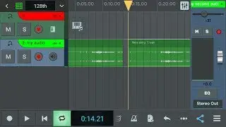 How To make songs by Android Part 9 n-track 9 / overview / Interface / First look / Front of you